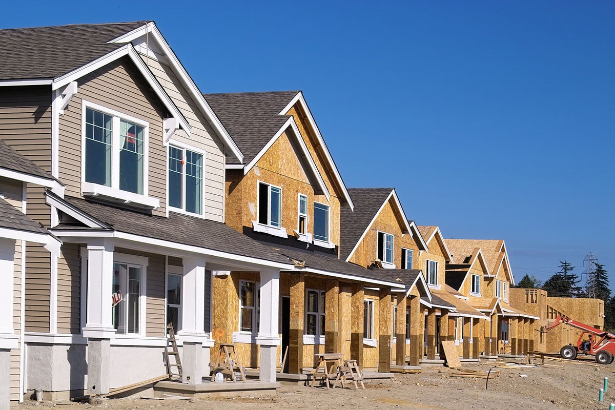 build-to-rent community of single-family rental houses