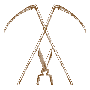 how were lawns mowed in the 1700's