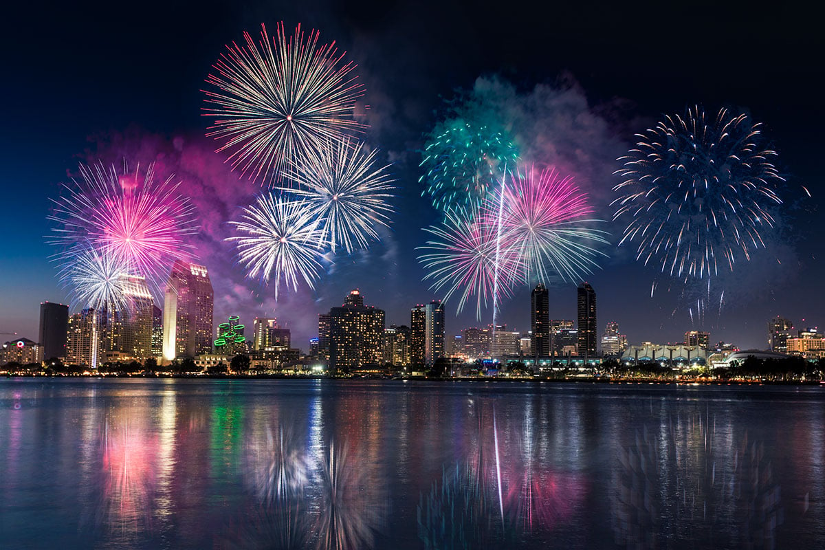 San Diego fireworks