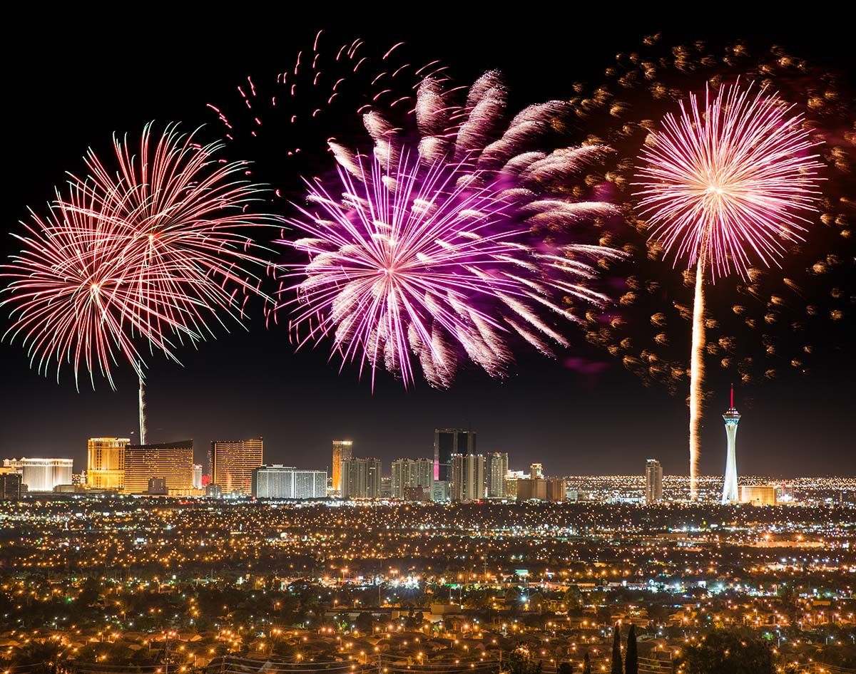 Las Vegas fireworks